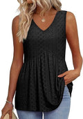 Elegant Sleeveless Summer Top Lightweight Relaxed Fit