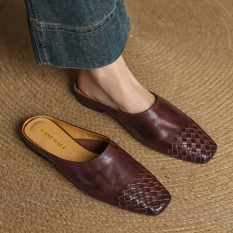 Relaxed Woven Slides for Everyday Summer Comfort