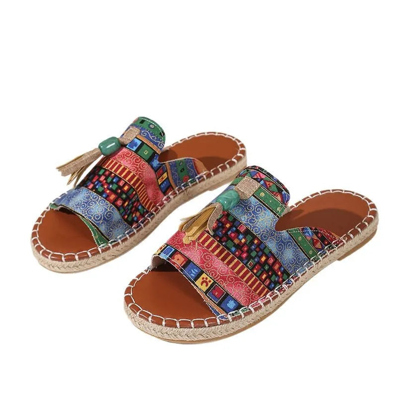 Relaxed Women's Flat Slippers Lightweight Summer Comfort
