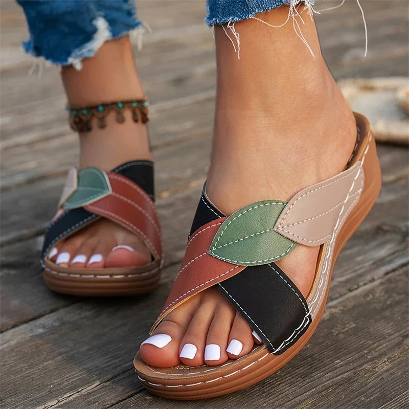 Relaxed Soft Slip-On Slippers for Summer