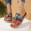 Relaxed Women's Flat Slippers Lightweight Summer Comfort