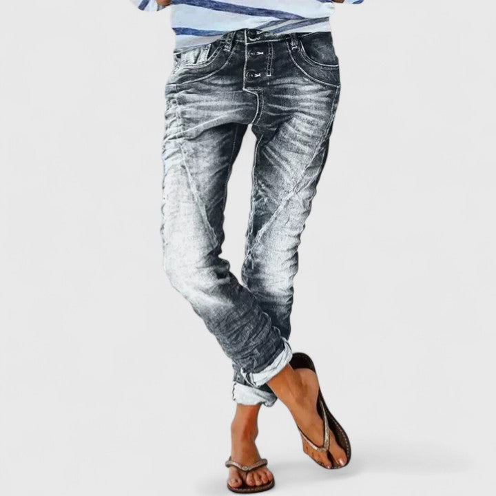 Relaxed Fit Wide-Leg Trousers for Spring