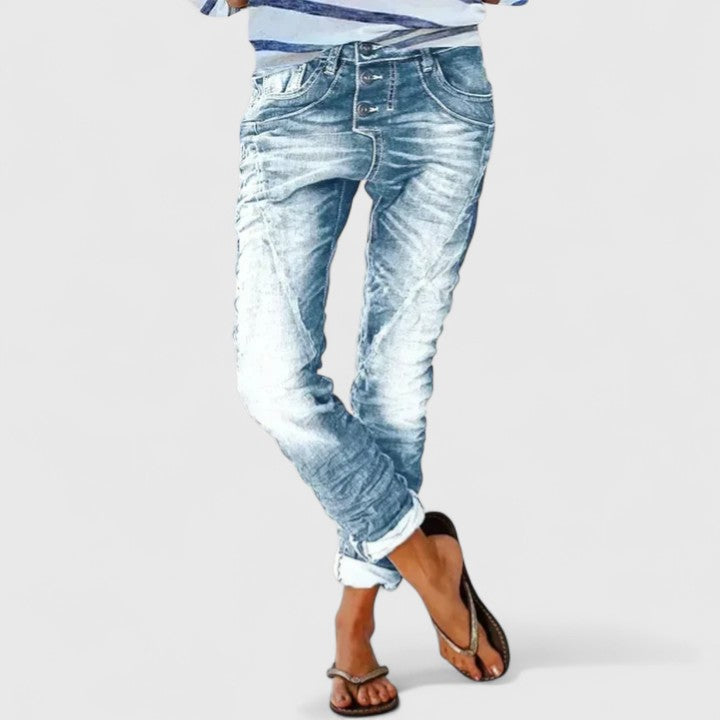 Relaxed Fit Wide-Leg Trousers for Spring
