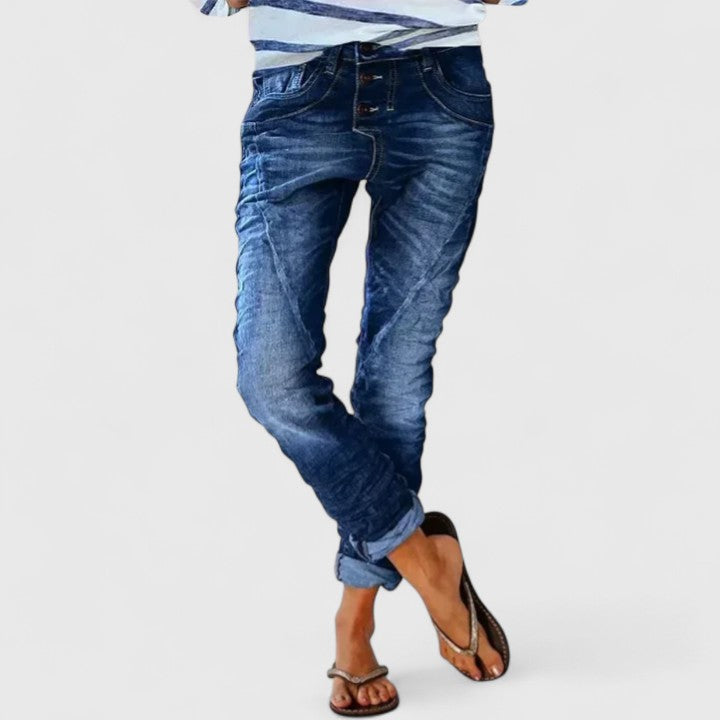 Relaxed Fit Wide-Leg Trousers for Spring