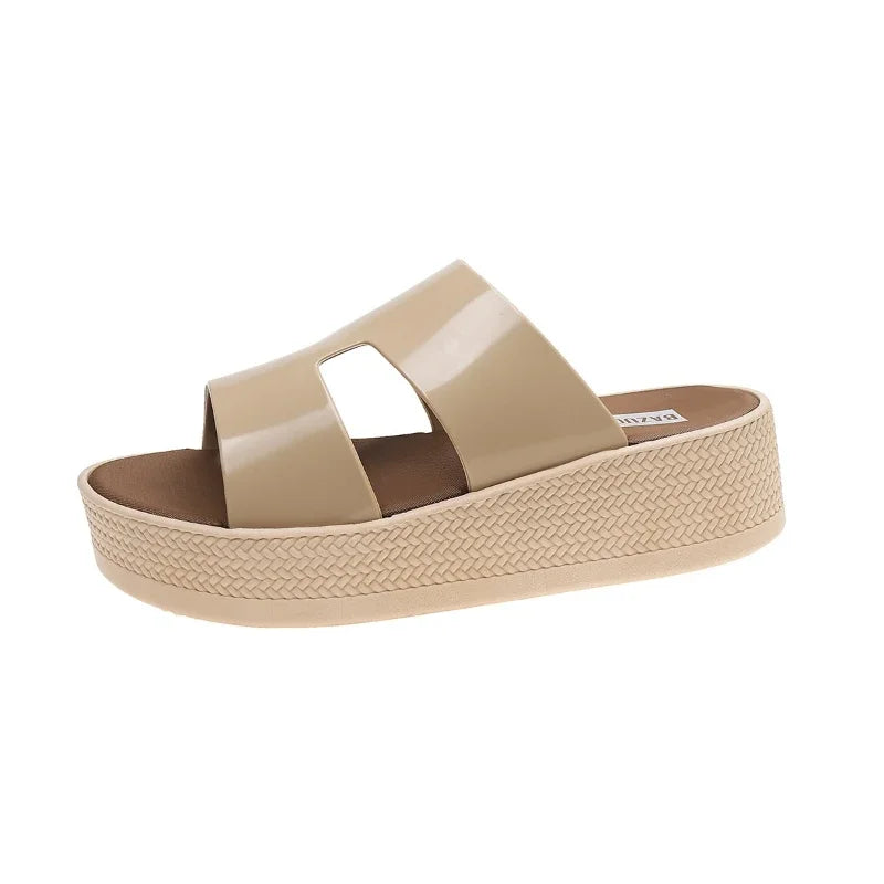 Relaxed Open-Toe Women's Slide Slippers Summer Lightweight