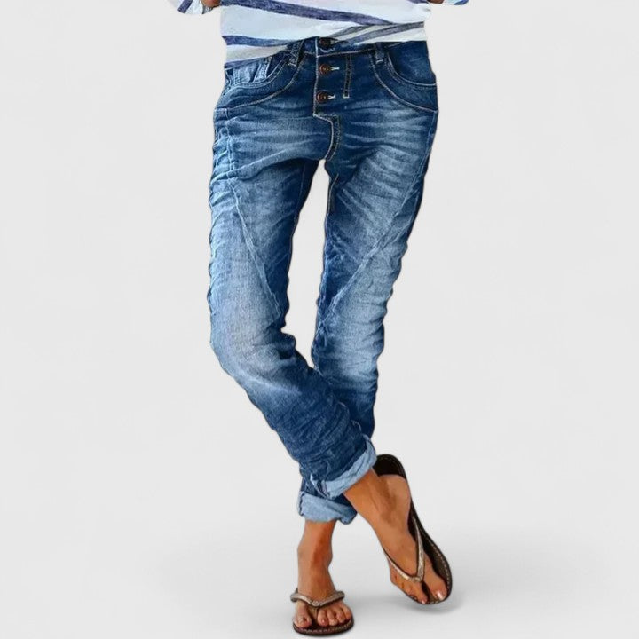 Relaxed Fit Wide-Leg Trousers for Spring