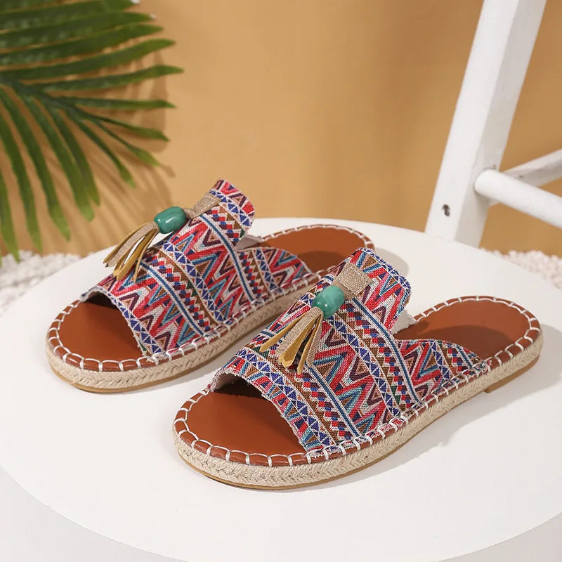 Relaxed Women's Flat Slippers Lightweight Summer Comfort