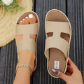 Relaxed Open-Toe Women's Slide Slippers Summer Lightweight