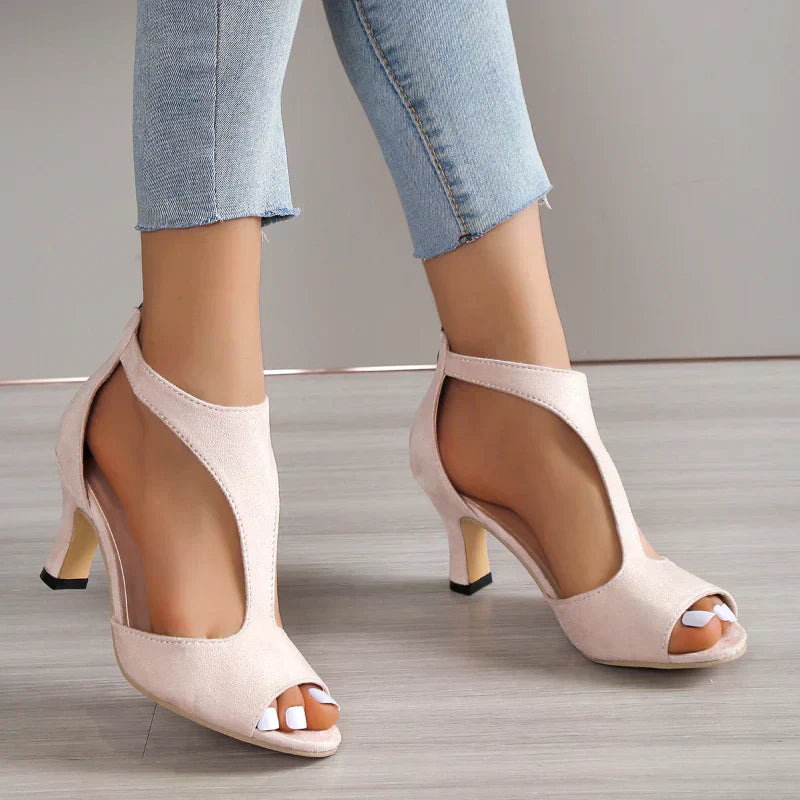 Elegant Orthopedic High Heel Sandals Summer Breathable Fit