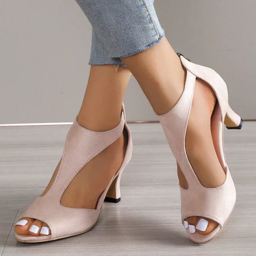 Elegant Orthopedic High Heel Sandals Summer Breathable Fit