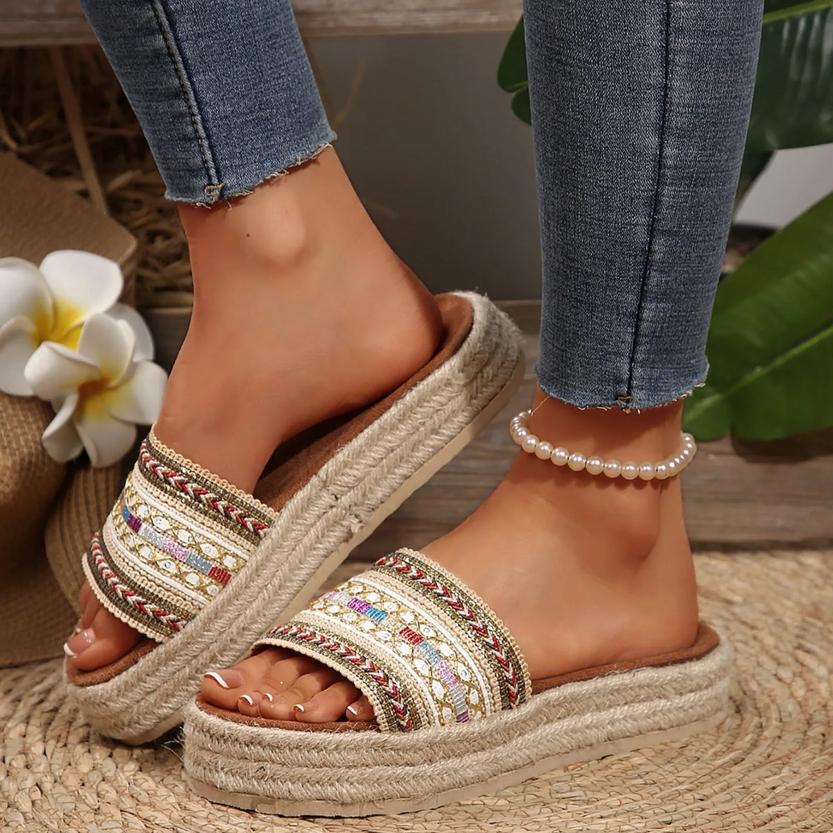 Relaxed Stretch Women's Summer Slippers