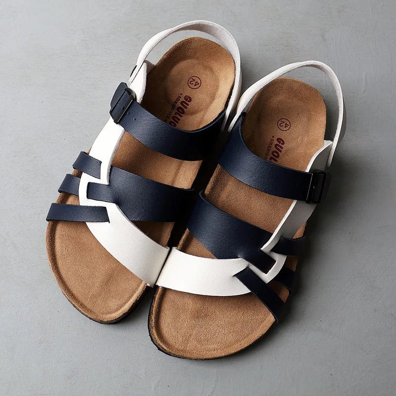 Relaxed Summer Leather Sandal Slip-On Fit