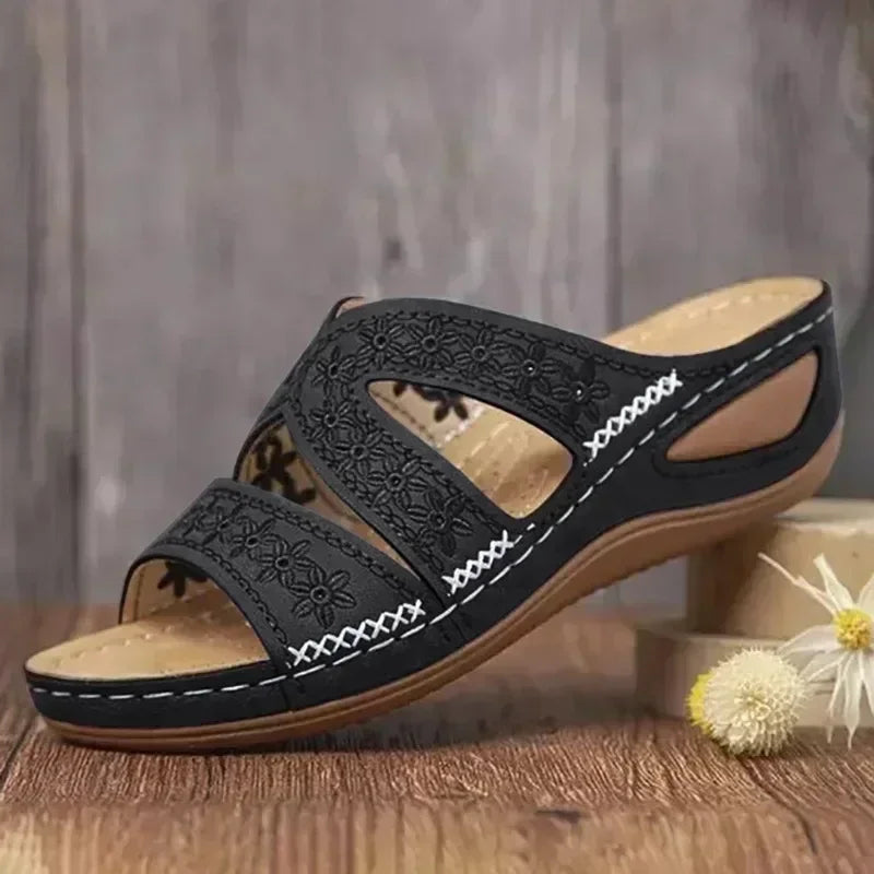 Elegant Women's Orthopedic Summer Sandals with Arch Support