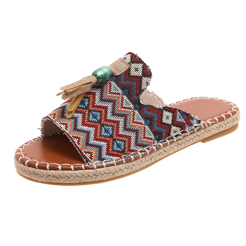 Relaxed Women's Flat Slippers Lightweight Summer Comfort