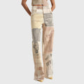 Relaxed Wide-Leg Denim Jeans Summer Fit
