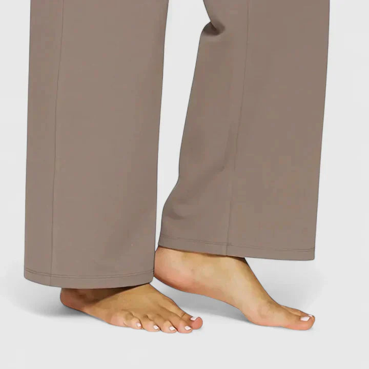 Relaxed Wide-Leg Linen Trousers for Summer