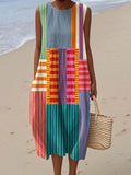 Relaxed Sleeveless Pocket Dress Light Summer Fit