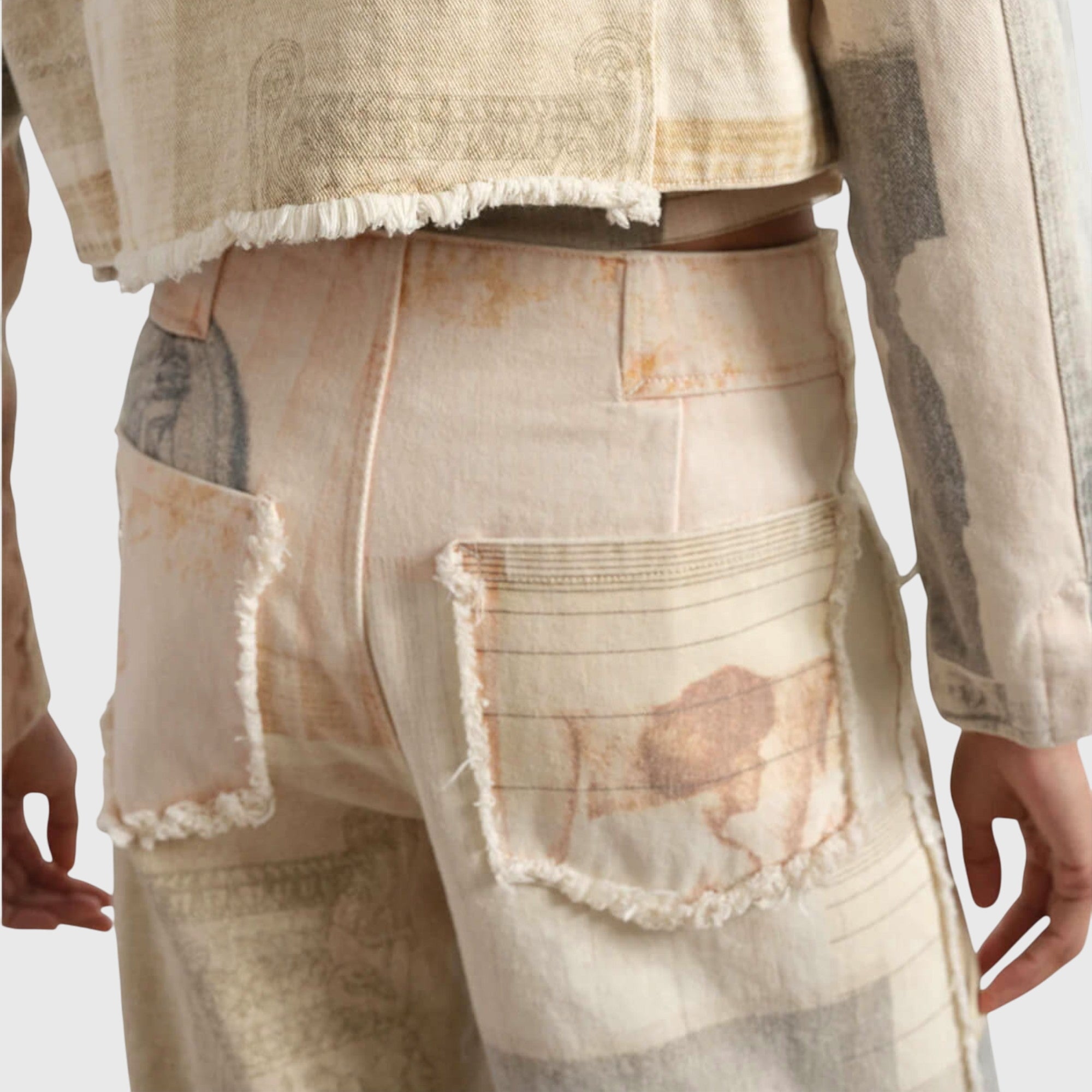 Relaxed Wide-Leg Denim Jeans Summer Fit