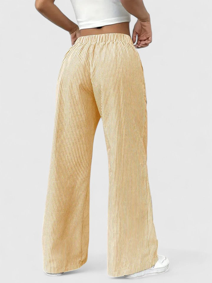 Stylish Wide-Leg Tailored Trousers for Spring