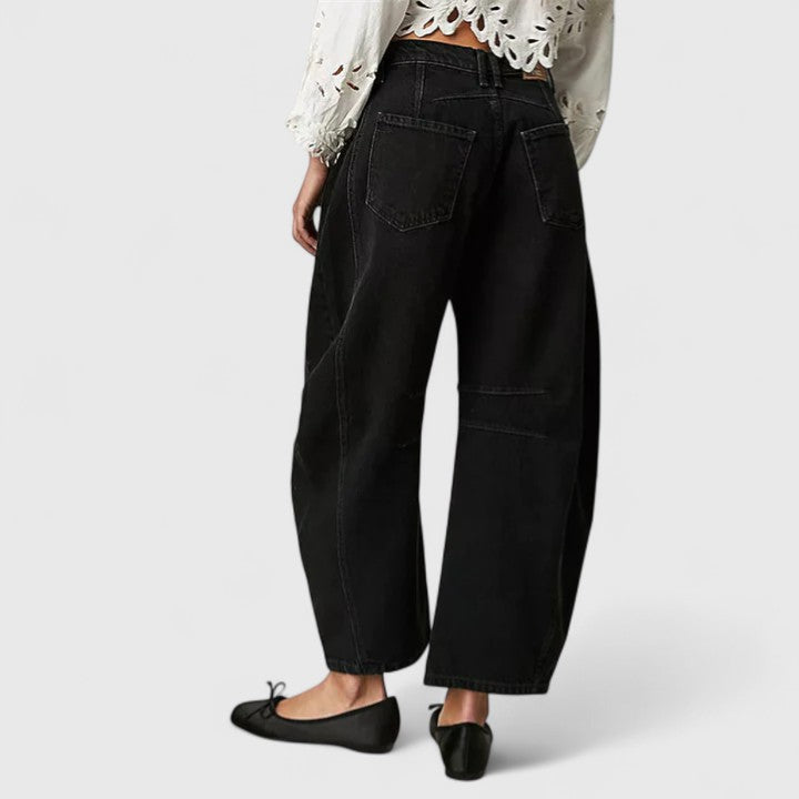 Relaxed Wide-Leg Trousers Lightweight Summer Fit