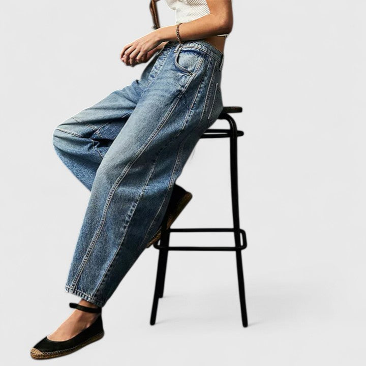 Relaxed Wide-Leg Trousers Lightweight Summer Fit
