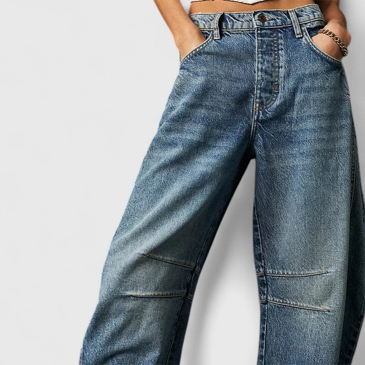 Relaxed Wide-Leg Trousers Lightweight Summer Fit