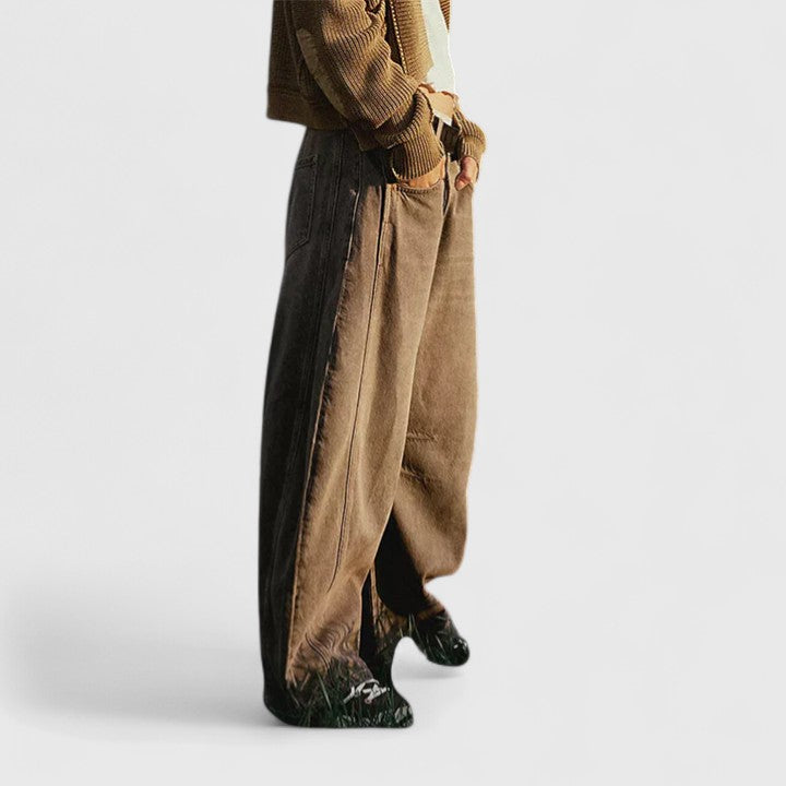 Relaxed Wide-Leg Trousers Lightweight Summer Fit