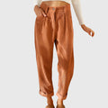 Relaxed Corduroy Tapered Trousers Autumn