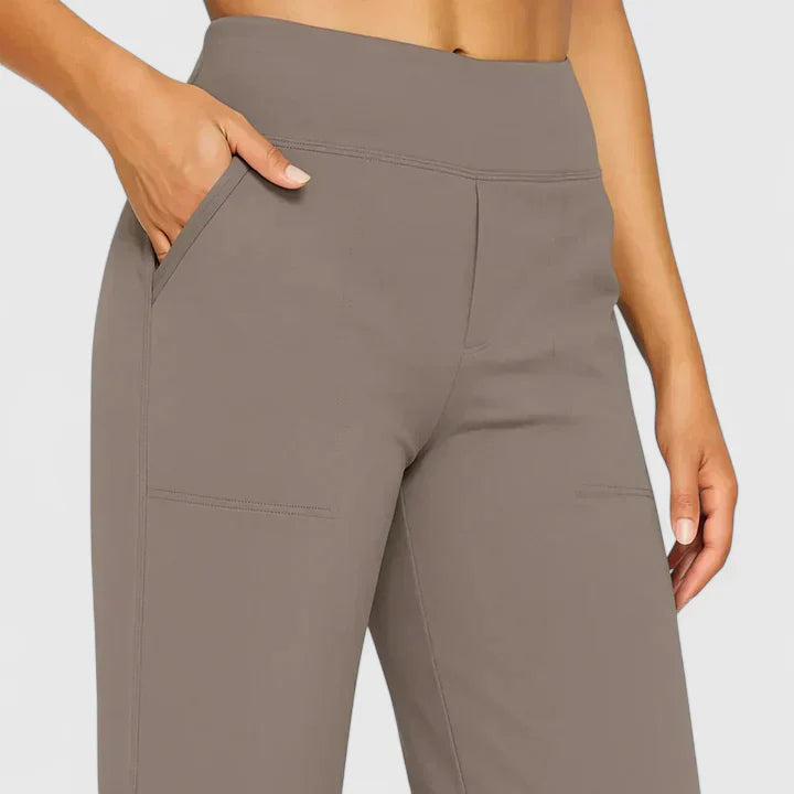 Relaxed Wide-Leg Linen Trousers for Summer