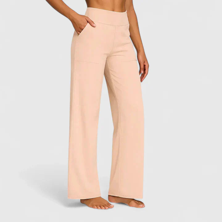 Relaxed Wide-Leg Linen Trousers for Summer