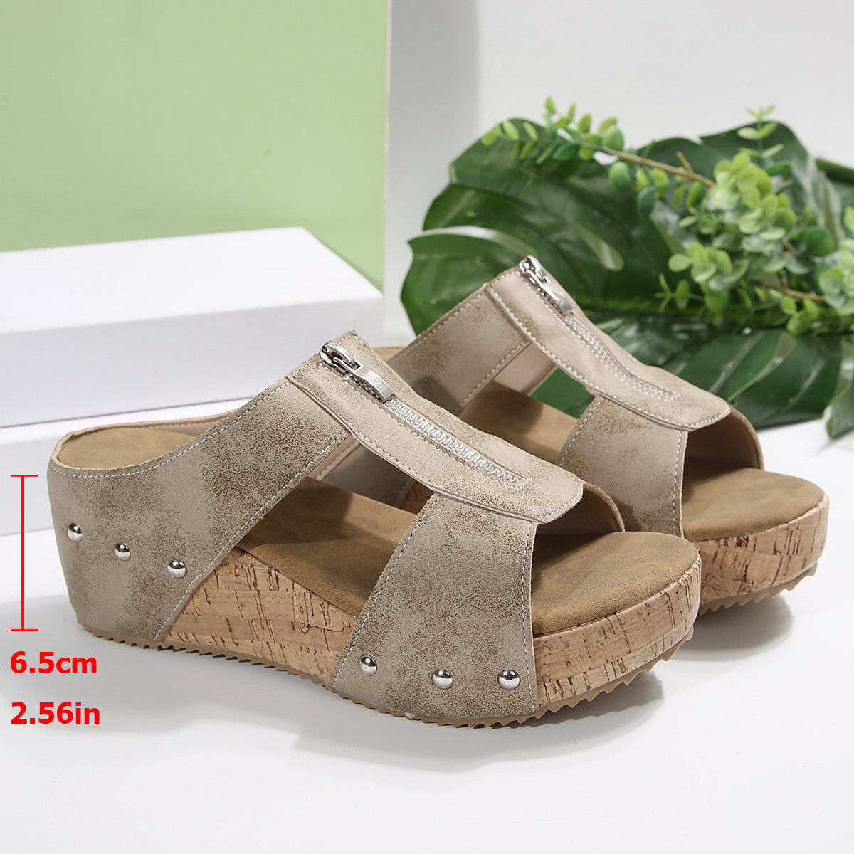 Relaxed Fit Summer Sandals with Cushioned Sole