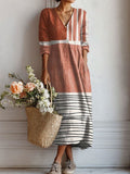 Relaxed Everyday Midi Dress with Soft Fabric Summer Fit