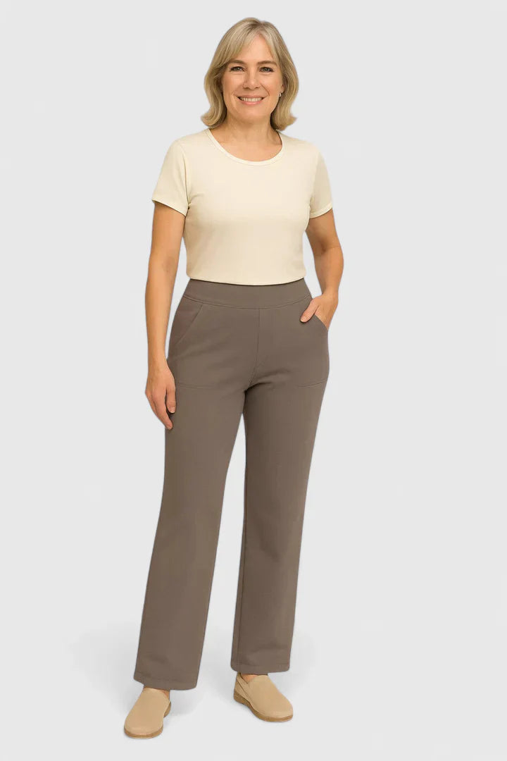 Relaxed Wide-Leg Linen Trousers for Summer